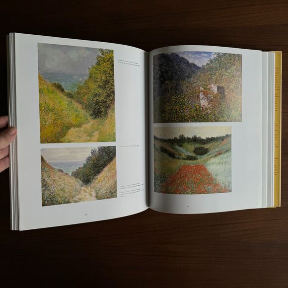 Vintage 1980s Hardcover Coffee Table Book Monet Art Design Book - Picture 10 of 16